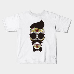 Flamboyant Sugar Skull Kids T-Shirt